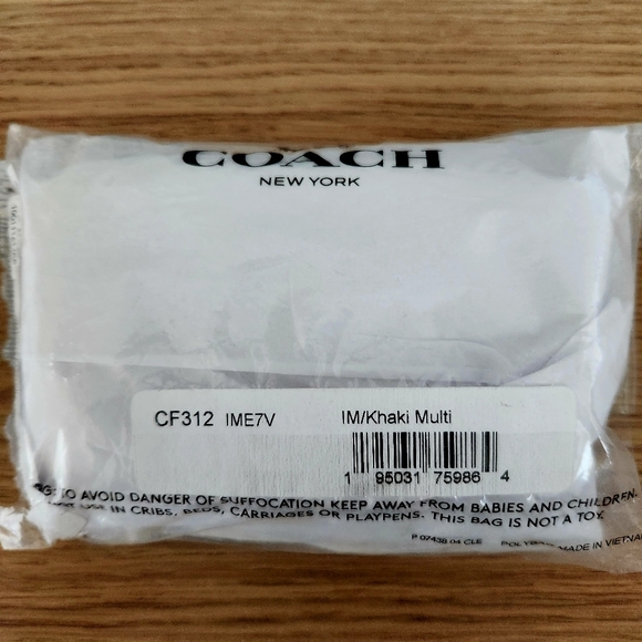 Coach Medium ID Wallet Jumbo Floral - NWT - Picture 6 of 6